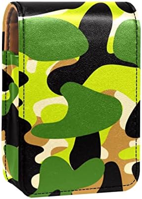 הסוואה צבאי ירוק מיני איפור ארנק שפתון מחזיק אחסון תיק שפתון שפתיים פאוץ שקיות עבור נשים בנות