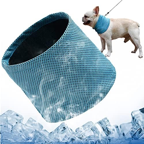 כלב קירור מיידי בנדנה חיית מחמד נושם צעיף נשימה צוואר קרח צווארון לקיץ מזג אוויר חם