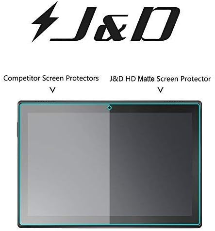 J&D תואם ל Lenovo Tab 4 מגן מסך טאבלט אנדרואיד 10 אינץ