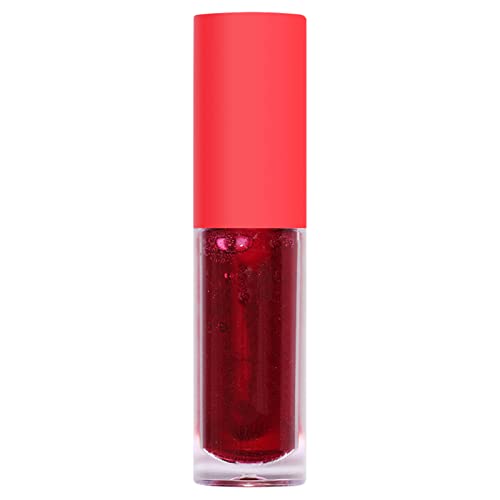 מיס קנדיפלוס 6 צבע פירות צבע שינוי זיגוג שפתיים לחות שפתון שפתיים לחות לאורך זמן עמיד למים לחות שפתון ללא מקל כוס אינו דוהה 2 מיליליטר קוריאני איפור מוצרים