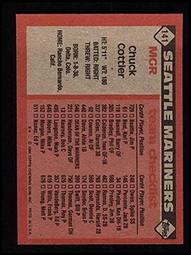 1986 Topps 141 Mariners Team Ralis