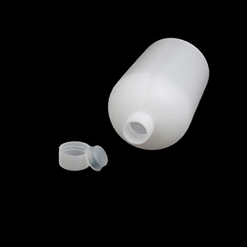 X-DREE 2PCS 1L HDPE פלסטיק צלול לבן צר נוזל נוזל מגיב כימי מדגם בקבוק אחסון מיכל (2 UNIDS 1 L HDPE Plástico Blanc-O Claro Boca estrecha Reactivo químico Recuctivo contenedor