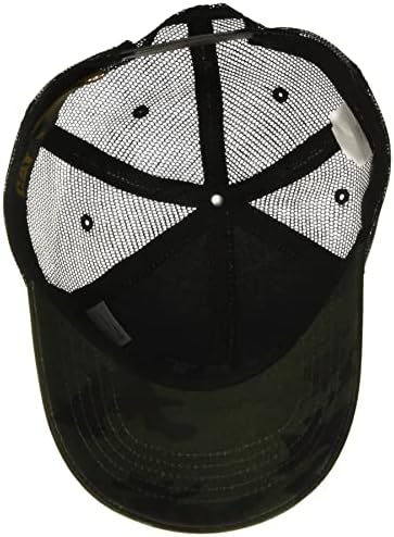 כובעי לוגו מוגבהים לגברים זחל עם חזית רקומה וגב רשת ניגודיות עם סגירת סנאפבק מפלסטיק