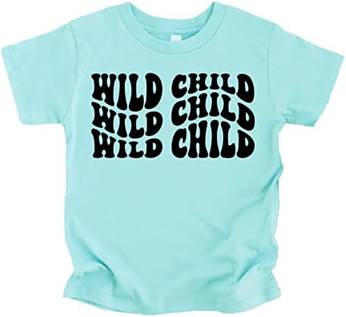 זית אוהב אפל פראי ילד גלי רטרו חולצות עבור תינוק ופעוט בנים ובנות