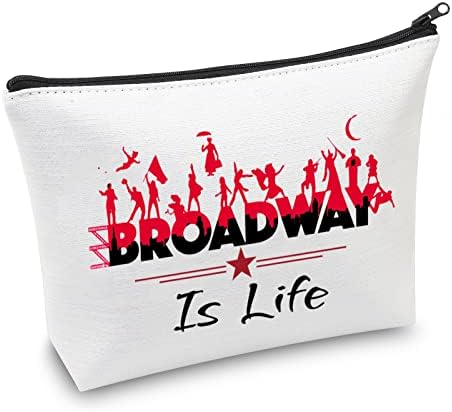 CMNIM Broadway מתנה מוזיקלית לתיק איפור חובבי תיאטרון ברודווי הוא חיים לדרמה חובבי מתנה מתנה