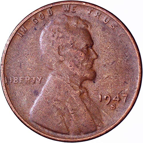 1947 לינקולן חיטה סנט 1 סי מאוד בסדר