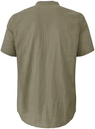 חולצות הנלי של הגברים של גברים חולצת טריקו עם שרוולים קצרים אופנה בצבע מזדמן תואם חולצות טריקו