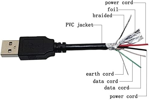 SSSR USB מחשב טעינה מחשב מחשב נייד מחשב נייד כבל חשמל עבור Nakamichi BT05 MINI נייד Bluetooth עגול רמקול דגם מס ': BT05S BT055