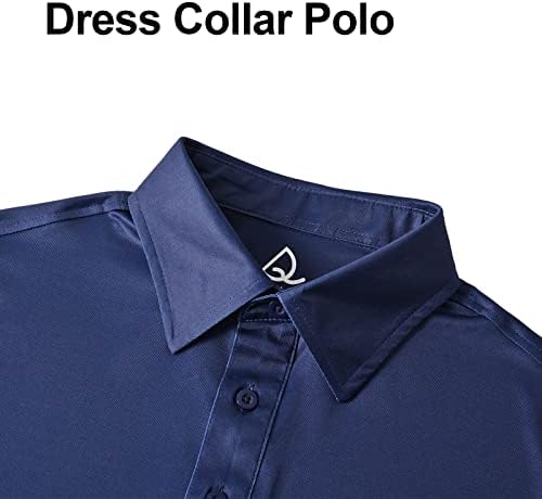 חולצות Deolax Mens חולצות בצבע אחיד צווארון גברים פולו חולצות שרוול קצר