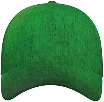 Ynhxyft שפיריות צבעוניות כובע לגברים נשים, כובע בייסבול מתכוונן ורוד וירוק כובע דגל עיצוב ייחודי כובע משאית
